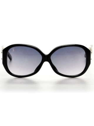 Жіночі брендові окуляри Louis Vuitton 0254w Чорний (o4ki-9865)