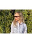 Жіночі брендові окуляри Swarovski 7104c02 Коричневий (o4ki-11107)