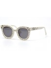 Жіночі брендові окуляри Gucci 0116-004 Білий (o4ki-11208)