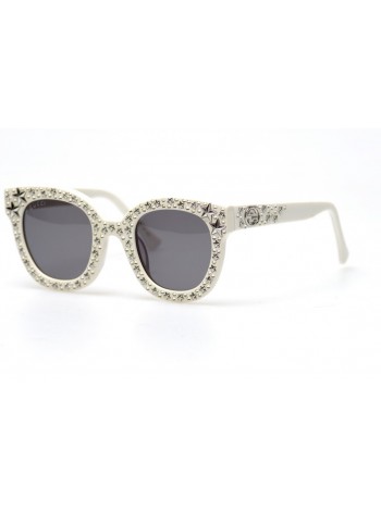 Жіночі брендові окуляри Gucci 0116-004 Білий (o4ki-11208)