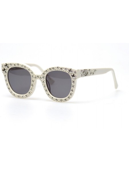 Жіночі брендові окуляри Gucci 0116-004 Білий (o4ki-11208)