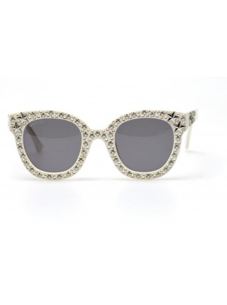 Жіночі брендові окуляри Gucci 0116-004 Білий (o4ki-11208)