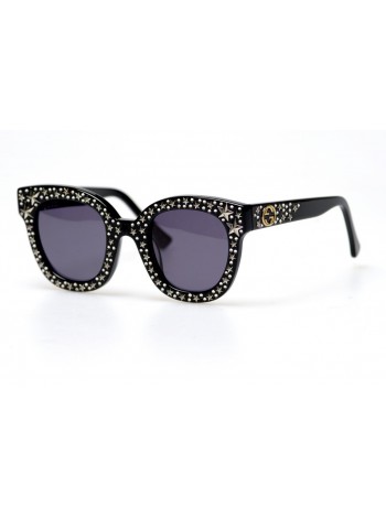 Жіночі брендові окуляри Gucci 0116-002 Чорний (o4ki-11211)