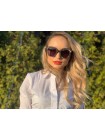 Жіночі брендові окуляри Gucci 0116-002 Чорний (o4ki-11211)