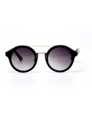 Жіночі брендові окуляри Gucci 0066-002-bl Чорний (o4ki-11215)