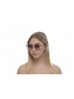 Жіночі брендові окуляри Gucci 0066-001 Коричневий (o4ki-11216)