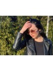Жіночі брендові окуляри Gucci 0066-001 Коричневий (o4ki-11216)