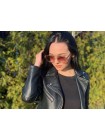 Жіночі брендові окуляри Gucci 0066-001 Коричневий (o4ki-11216)