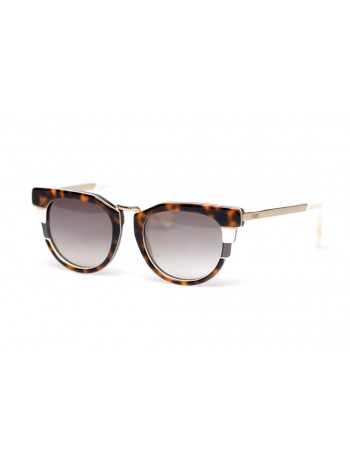 Жіночі брендові окуляри Fendi ff0063s-muycc Коричневий (o4ki-11492)