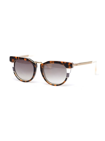 Жіночі брендові окуляри Fendi ff0063s-muycc Коричневий (o4ki-11492)