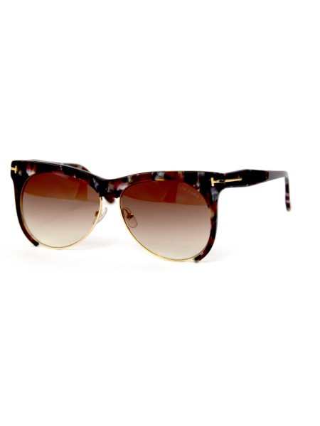 Жіночі брендові окуляри Tom Ford 5830-c07 Коричневий (o4ki-11633)