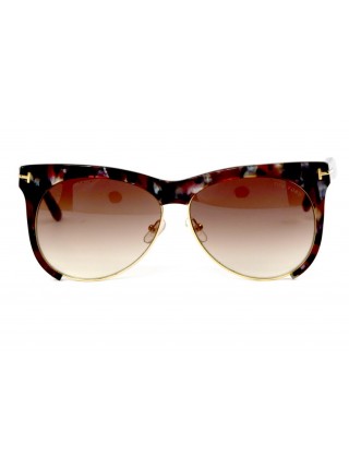 Жіночі брендові окуляри Tom Ford 5830-c07 Коричневий (o4ki-11633)