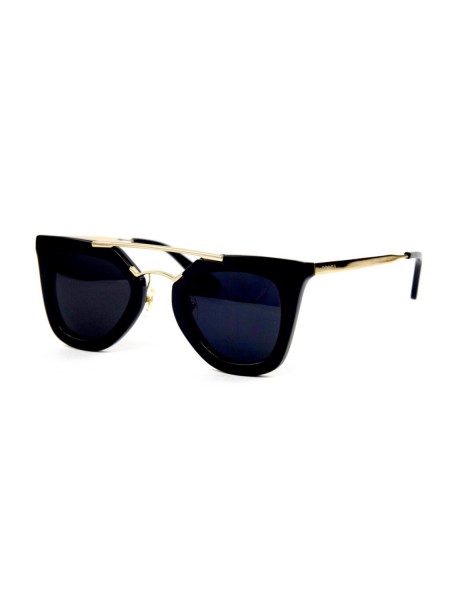Жіночі брендові окуляри Prada spr09qs Чорний (o4ki-11644)