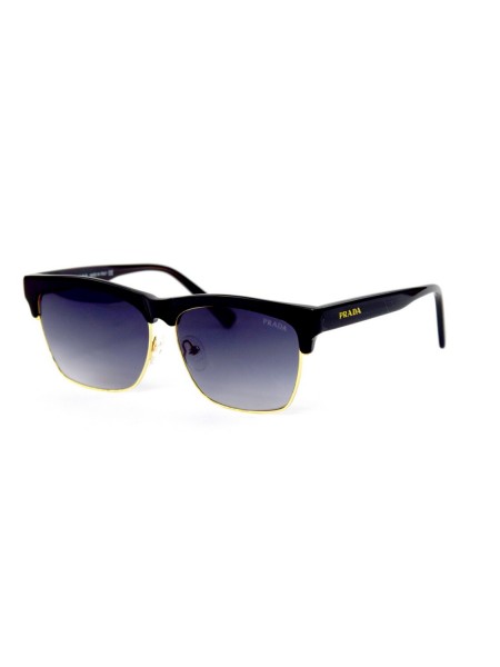 Жіночі брендові окуляри Prada 73qs-W Чорний (o4ki-11652)