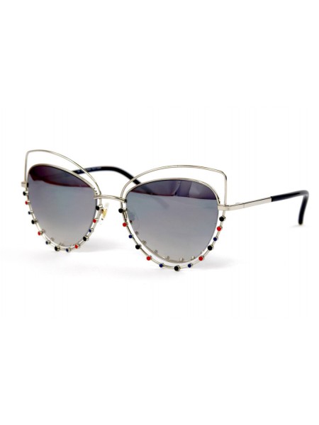 Жіночі брендові окуляри Marc Jacobs tzf05 Срібний (o4ki-11681)