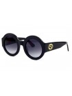 Жіночі брендові окуляри Gucci 0084s Чорний (o4ki-11740)