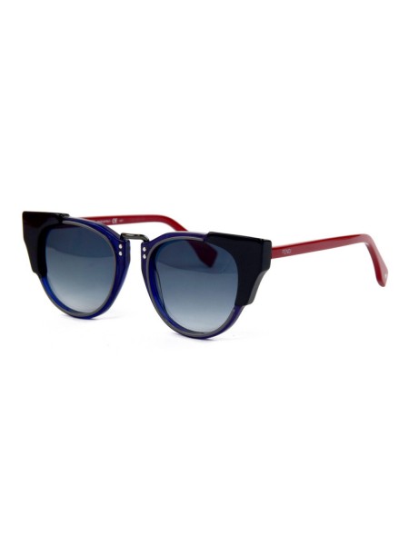 Жіночі брендові окуляри Fendi ff0074s-red Блакитний (o4ki-11824)