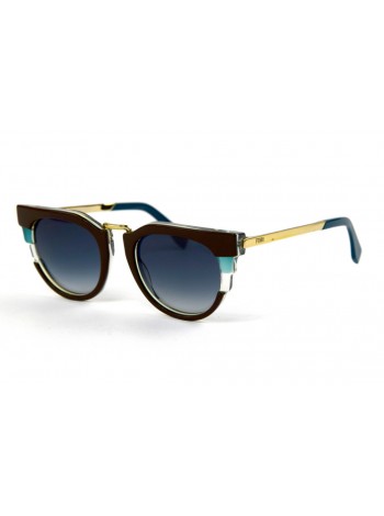 Жіночі брендові окуляри Fendi ff0063s-br Коричневий (o4ki-11828)