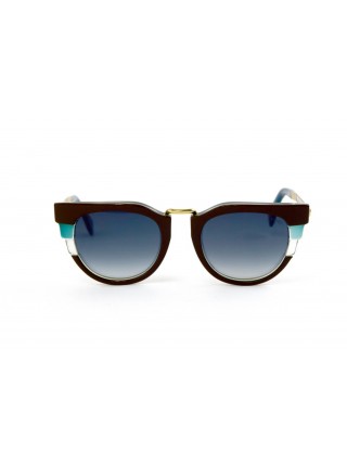 Жіночі брендові окуляри Fendi ff0063s-br Коричневий (o4ki-11828)