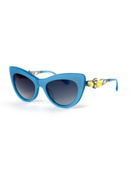 Жіночі брендові окуляри Dolce Gabbana 4302b Блакитний (o4ki-11845)
