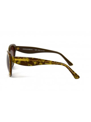 Жіночі брендові окуляри Dolce Gabbana 4198-br Золотий (o4ki-11848)