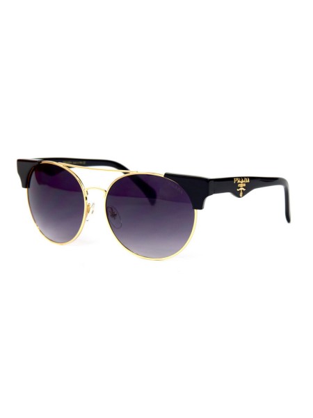Жіночі брендові окуляри Prada 5995-c01 Золотий (o4ki-11909)