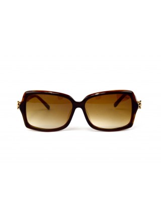 Жіночі брендові окуляри Cartier ca1056s-br Коричневий (o4ki-12105)
