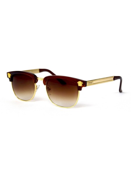 Жіночі брендові окуляри Versace 905-br Коричневий (o4ki-12123)