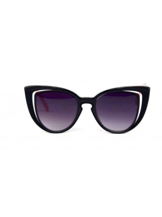 Жіночі брендові окуляри Fendi 0316/sc1-pink Чорний (o4ki-12154)