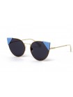 Жіночі брендові окуляри Fendi 0191/f/s-blue Золотий (o4ki-12156)
