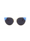 Жіночі брендові окуляри Fendi 0191/f/s-blue Золотий (o4ki-12156)