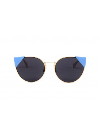 Жіночі брендові окуляри Fendi 0191/f/s-blue Золотий (o4ki-12156)