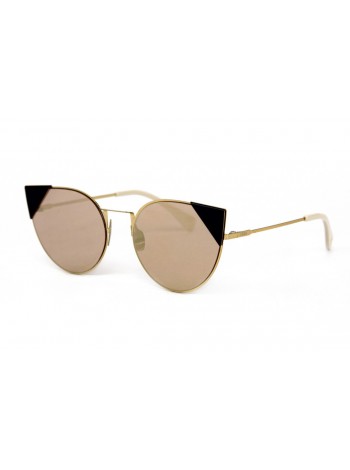 Жіночі брендові окуляри Fendi 0191/f/s-bl Золотий (o4ki-12157)