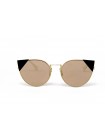 Жіночі брендові окуляри Fendi 0191/f/s-bl Золотий (o4ki-12157)