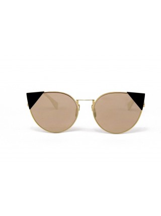 Жіночі брендові окуляри Fendi 0191/f/s-bl Золотий (o4ki-12157)