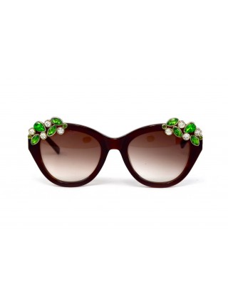 Жіночі брендові окуляри Dolce Gabbana 4286-red Коричневий (o4ki-12186)