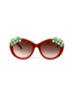Жіночі брендові окуляри Dolce Gabbana 4287-orange Коричневий (o4ki-12188)