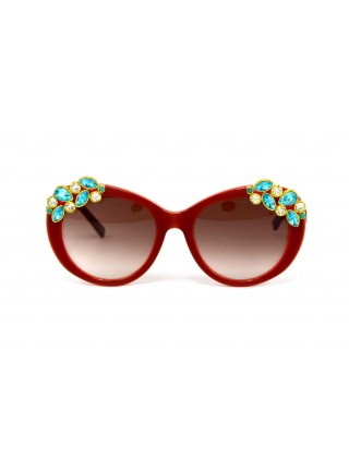 Жіночі брендові окуляри Dolce Gabbana 4287-orange Коричневий (o4ki-12188)