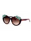 Жіночі брендові окуляри Dolce Gabbana 4287-leo Леопардовий (o4ki-12189)