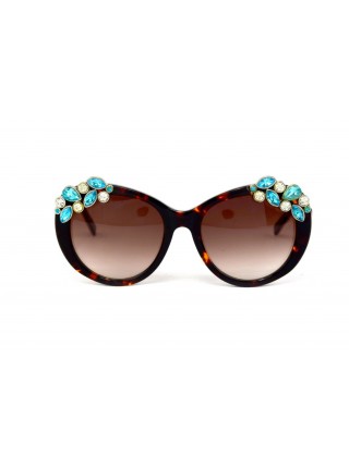 Жіночі брендові окуляри Dolce Gabbana 4287-leo Леопардовий (o4ki-12189)