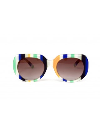 Жіночі брендові окуляри Dolce Gabbana 4191-green-br Білий (o4ki-12190)