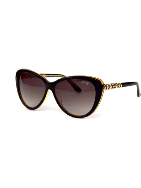 Жіночі брендові окуляри Louis Vuitton 9016c05-br Коричневий (o4ki-12264)