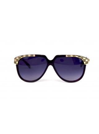Жіночі брендові окуляри Louis Vuitton 1063sc04 Бузковий (o4ki-12265)