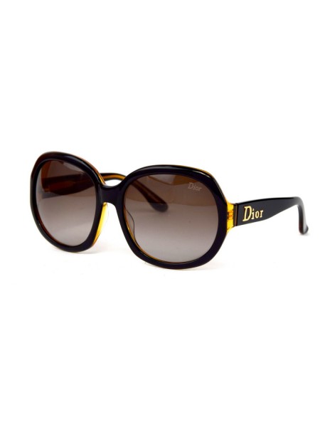 Жіночі брендові окуляри Dior 204/qb-br Чорний (o4ki-12360)