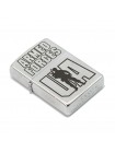 Запальничка бензинова Zippo Street Chrome 207 з гравіюванням UA Armed Forces Срібляста (207 AFU)